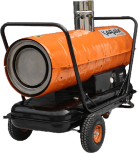 Nagrzewnica olejowa z odprowadzeniem spalin Xaram Energy TK-240ID